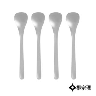 【柳宗理】日本製冰淇淋匙4入組/15cm(不鏽鋼材質打造的質感餐具)