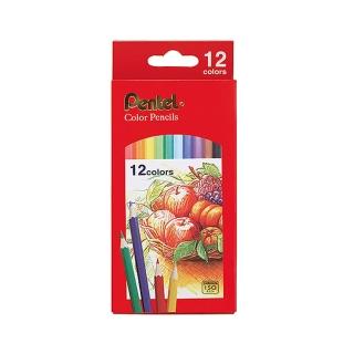 【Pentel 飛龍】彩色鉛筆 12色 /盒 CB8-12TH(12色組)