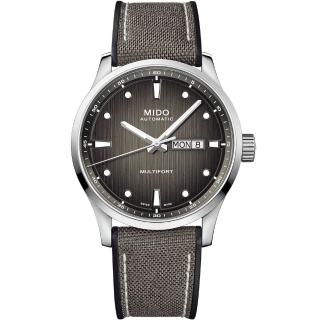 【MIDO 美度 官方授權】Multifort M先鋒系列 80小時動力機械腕錶(M0384301708100)