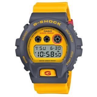 【CASIO 卡西歐】G-SHOCK 復刻1994彩色運動電子錶 DW-6900Y-9