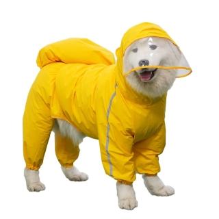 【旺喵福利社】中大型犬雨衣 寵物雨衣 全包式雨衣(寵物雨衣 透氣 全包式)