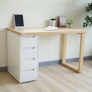 【HappyLife】實木抽屜櫃書桌 120公分 Y11111(收納櫃桌 電腦桌 工作桌 桌子 木桌 木頭桌 辦公桌)