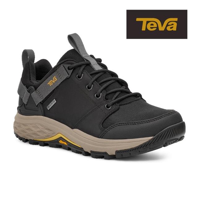 【TEVA】原廠貨 女 Grandview GTX Low 低筒防水黃金大底郊山鞋/登山鞋(黑色-TV1134030BCKG)