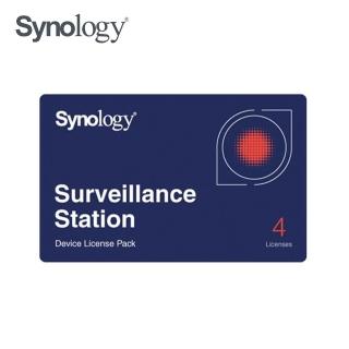 【Synology 群暉科技】攝影機授權 Surveillance Station License4(授權商品一經售出 不得退貨)