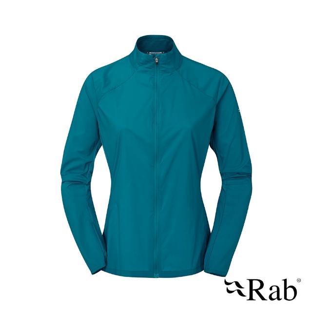 【RAB】Windveil Jacket Wmns 輕量透氣風衣外套 女款 群青藍 #QWS69