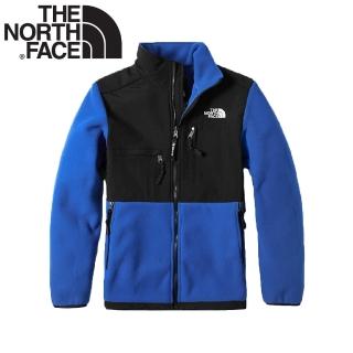 【The North Face】男 1995 Denali刷毛外套《黑/藍》4NCJ/保暖外套/夾克/休閒外套(悠遊山水)