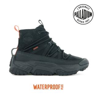 【Palladium】OFF GRID CRS NBK WP+皮革輪胎橘標防水靴-中性-黑(77986-001)