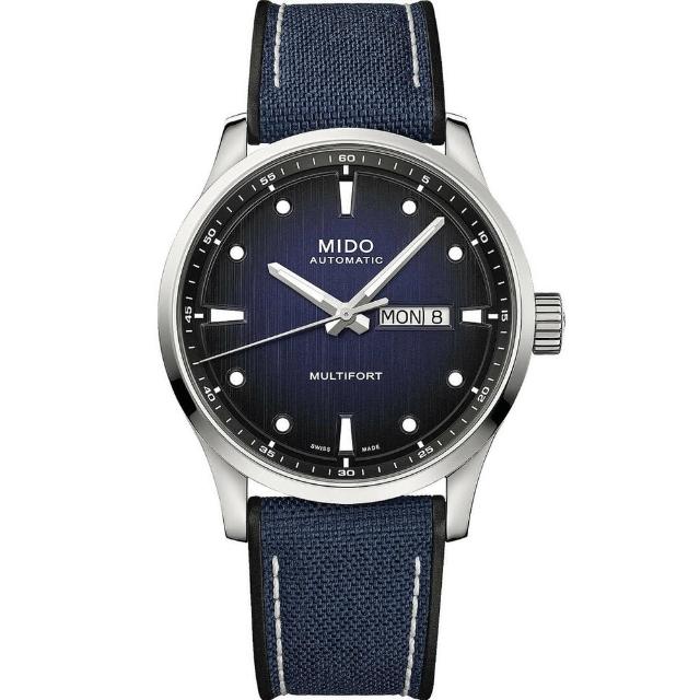 【MIDO 美度 官方授權】Multifort M先鋒系列 80小時動力機械錶   母親節(M0384301704100)