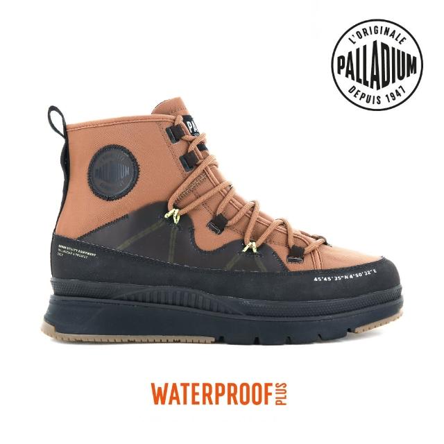 【Palladium】PALLASIDER TRAVEL WP+輕量橘標防水靴-男-棕(07981-299)
