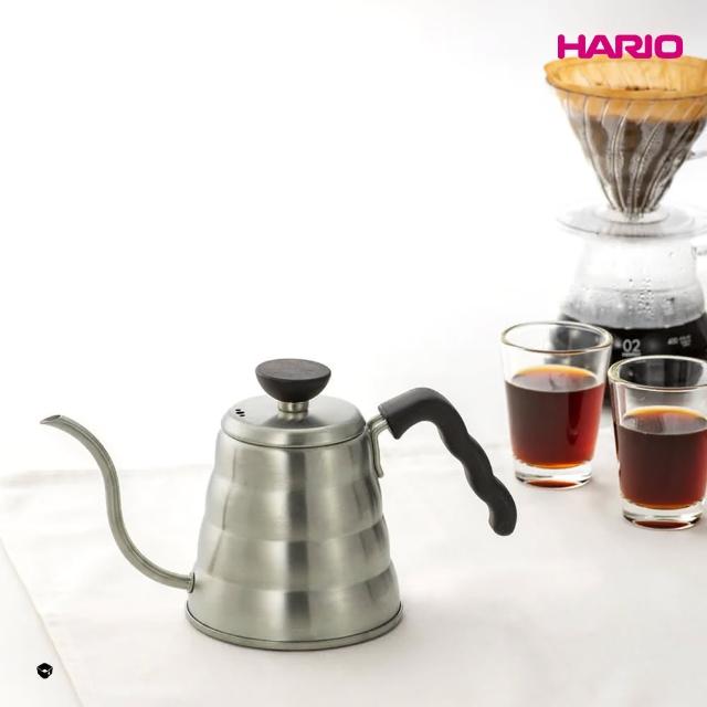 【HARIO】HARIO 雲朵不鏽鋼細口壺-霧銀 800ml(雲朵壺 咖啡細口壺 不鏽鋼壺)
