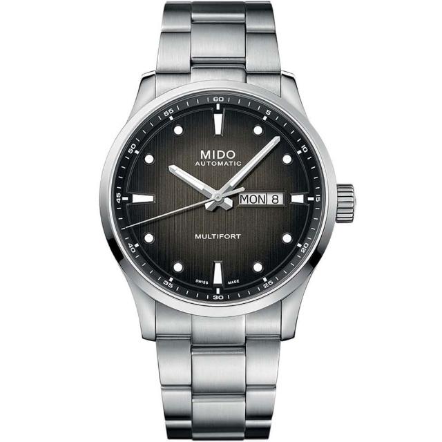 【MIDO 美度 官方授權】Multifort M先鋒系列 80小時動力機械錶(M0384301105100)