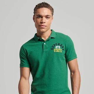 【Superdry】男裝 短袖 POLO衫 VTG SUPERSTATE POLO(綠)
