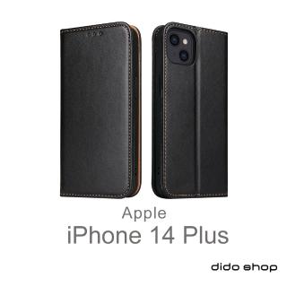 【Didoshop】iPhone 14 Plus 6.7吋 PU仿皮可插卡翻蓋手機皮套(FS244)