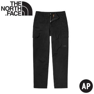 【The North Face】男 刷毛軟殼長褲 AP《黑》5B1D/有機棉舒適工裝休閒長褲(悠遊山水)
