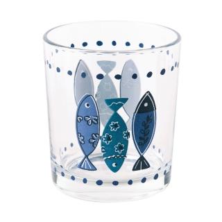 【EXCELSA】Ocean玻璃杯3入 海洋250ml(水杯 茶杯 咖啡杯)
