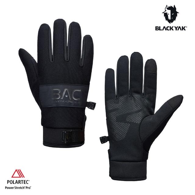 【BLACK YAK】ALPINE POLARTEC保暖手套[黑色]BYBB2NAN03(秋冬 觸控手套 保暖手套 中性款)