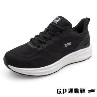 【G.P】男款無限輕彈運動鞋-P0666M-10黑色(SIZE:39-44 共二色)