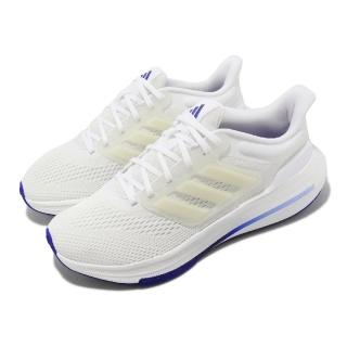 【adidas 愛迪達】慢跑鞋 Ultrabounce W 女鞋 白 藍 緩震 路跑 運動鞋 愛迪達(HP5792)