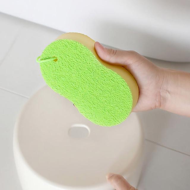 【MARNA】浴室用免洗劑雙面清潔海綿