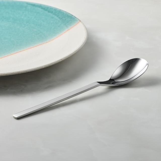 【有種創意食器】日本山崎金屬 - NAPOLI系列 - 不鏽鋼湯匙(187 mm)