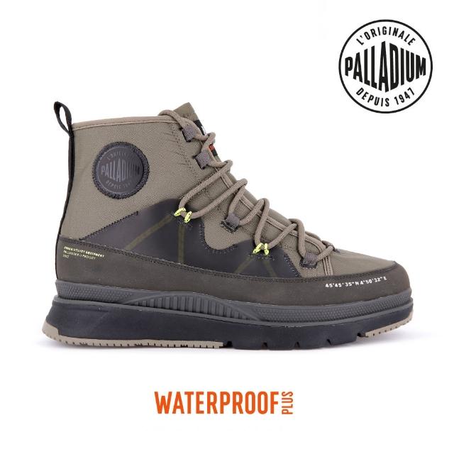 【Palladium】PALLASIDER TRAVEL WP+輕量橘標防水靴-男-綠(07981-377)