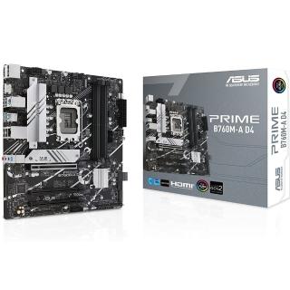 【Intel&華碩限時組】PRIME B760M-A D4主機板+13代i7-13700處理器