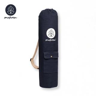 【Mukasa 慕卡莎】瑜珈墊束口背袋 - 海軍藍 - MUK-21553(瑜珈墊揹袋)