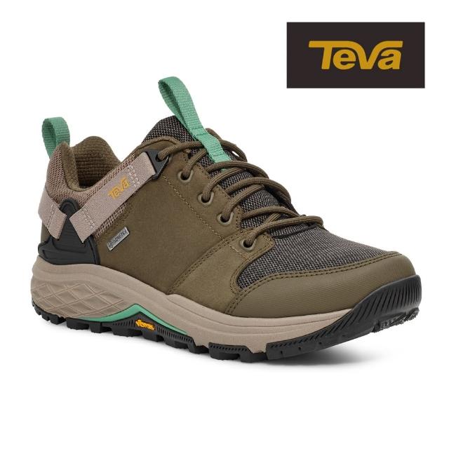 【TEVA】原廠貨 女 Grandview GTX Low 低筒防水黃金大底郊山鞋/登山鞋(橄欖綠-TV1134030OBWN)