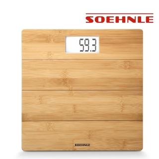 【Soehnle】自然竹電子體重計(LED顯示.180kg高承重)