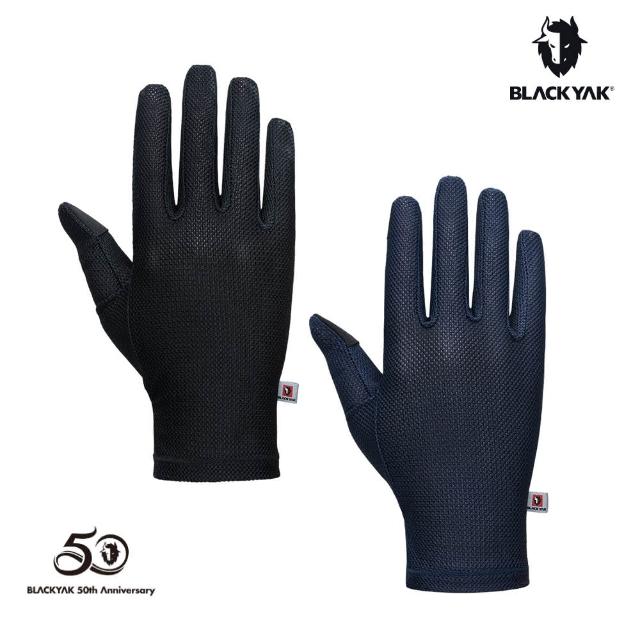 【BLACK YAK】50週年紀念款透氣手套[黑色/海軍藍]BYCB1NAN05(春夏 防曬手套 手套 中性款)