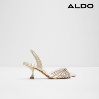 【ALDO】ELEGA-編織水鑽涼跟鞋-女鞋