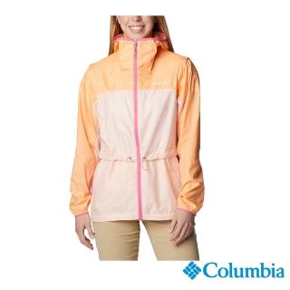 【Columbia 哥倫比亞 官方旗艦】女款- Alpine ChillUPF40風衣-橘色(UWR91530OG / 2023年春夏)