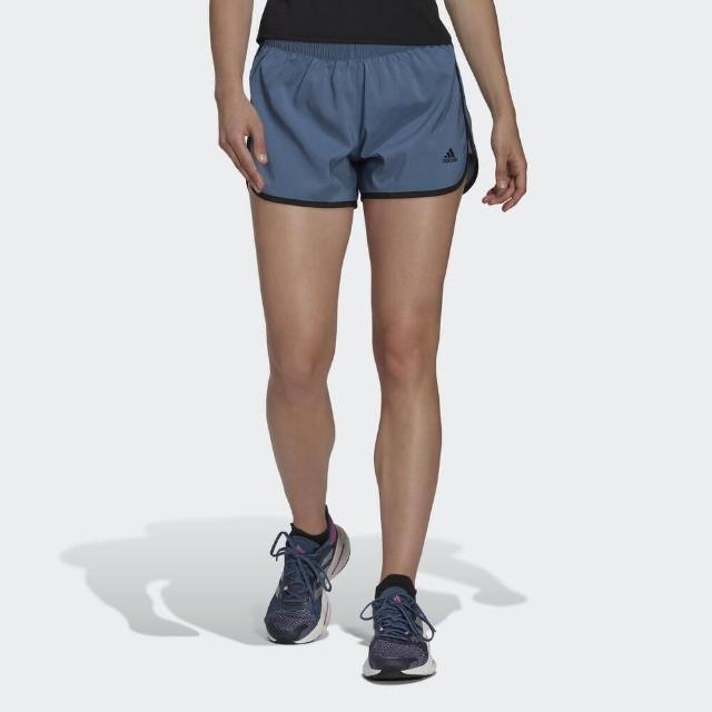 【adidas 愛迪達】M20 Short 女 短褲 亞洲版 運動 訓練 慢跑 健身 透氣 吸濕 排汗 藍紫 黑(HL1478)