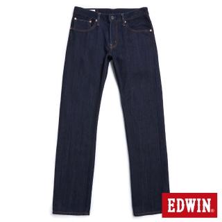 【EDWIN】男裝 加大碼 503 重磅五袋直筒牛仔長褲(原藍色)