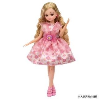 【TAKARA TOMY】Licca 莉卡娃娃 配件 LW-01 甜美粉紅雛菊洋裝組(莉卡 55週年)