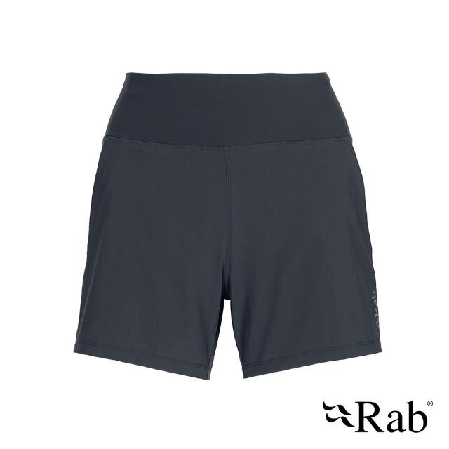 【RAB】Momentum Shorts Wmns 輕量機能野跑短褲 女款 鯨魚灰  #QFV30
