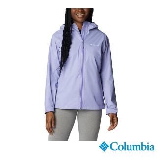 【Columbia 哥倫比亞 官方旗艦】女款-EvaPOURationOmni-Tech防水快排外套-紫色(URL20230PL / 2023春夏)