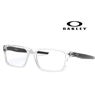 【Oakley】奧克利 PORT BOW 舒適輕量光學眼鏡 OX8164 02 透明框面亮黑鏡臂 公司貨