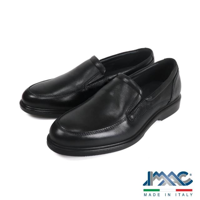 【IMAC】輕底材質素面裙飾樂福鞋 黑色(150100-BL)