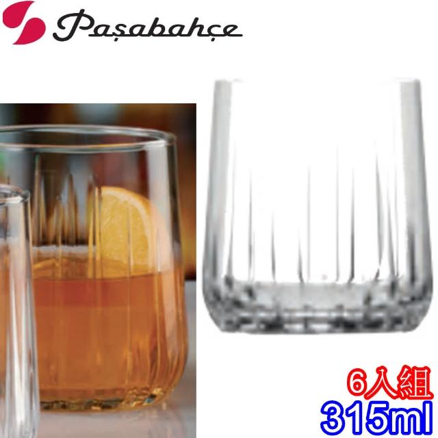 【Pasabahce】玻璃NOVA條紋威士忌杯310cc(6入組)