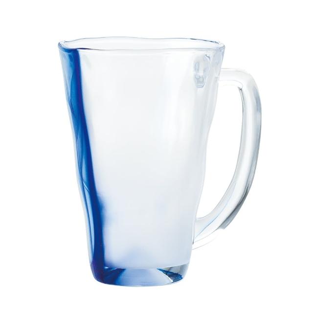 【TOYO SASAKI】東洋佐佐木 日本製藍流玻璃馬克杯390ml(P-55441-F/B-302-1P)