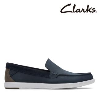 【Clarks】男款Bratton Loafer輕量異材質拼接套入便鞋(CLM72448C)