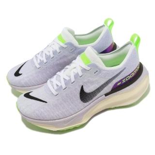 【NIKE 耐吉】慢跑鞋 Wmns ZoomX Invincible Run FK 3 女鞋 藍紫 螢光綠 路跑(DR2660-100)