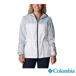 【Columbia 哥倫比亞 官方旗艦】女款- Alpine ChillUPF40風衣-灰藍(UWR91530GL / 2023年春夏)