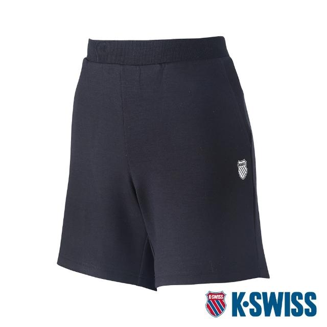 【K-SWISS】運動休閒短褲 Classic Shorts-女-黑(198047-008)