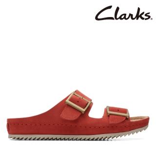 【Clarks】女款Brookleigh Sun 輕鬆愜意 雙方釦縫線感拖鞋(CLF70058S)