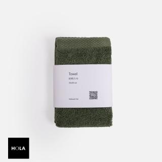【HOLA】土耳其純棉方巾-琉璃綠30*30