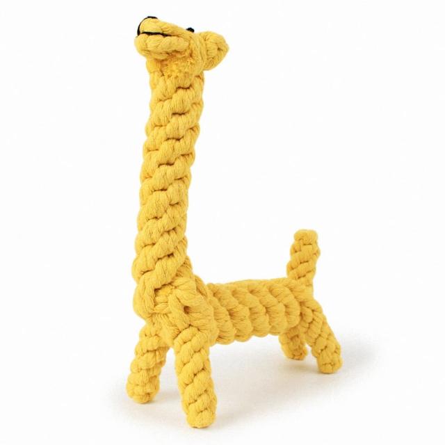 【喵汪森林】寵物棉繩玩具/長頸鹿(寵物玩具)