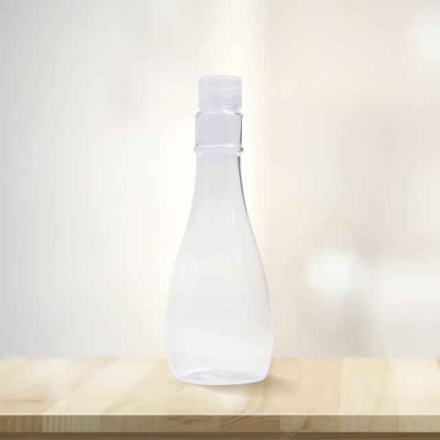 【收納家】亮面透明曲線水瓶PET旋轉蓋分裝瓶｜150ml 5入組(空瓶 瓶罐  塑膠瓶 乳液瓶 旅行分裝瓶)