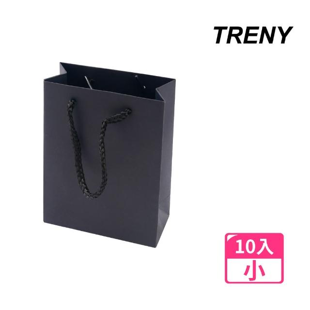 【TRENY】經典黑禮物手提袋-小10入